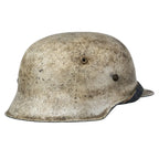 "Battle Battered" Stahlhelm M42 Wintertarnung "Battle Battered" Stahlhelm M42 Wintertarnung - Mon Casque M1