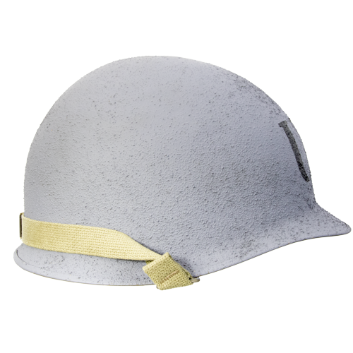 Vue latérale du casque complet US Navy