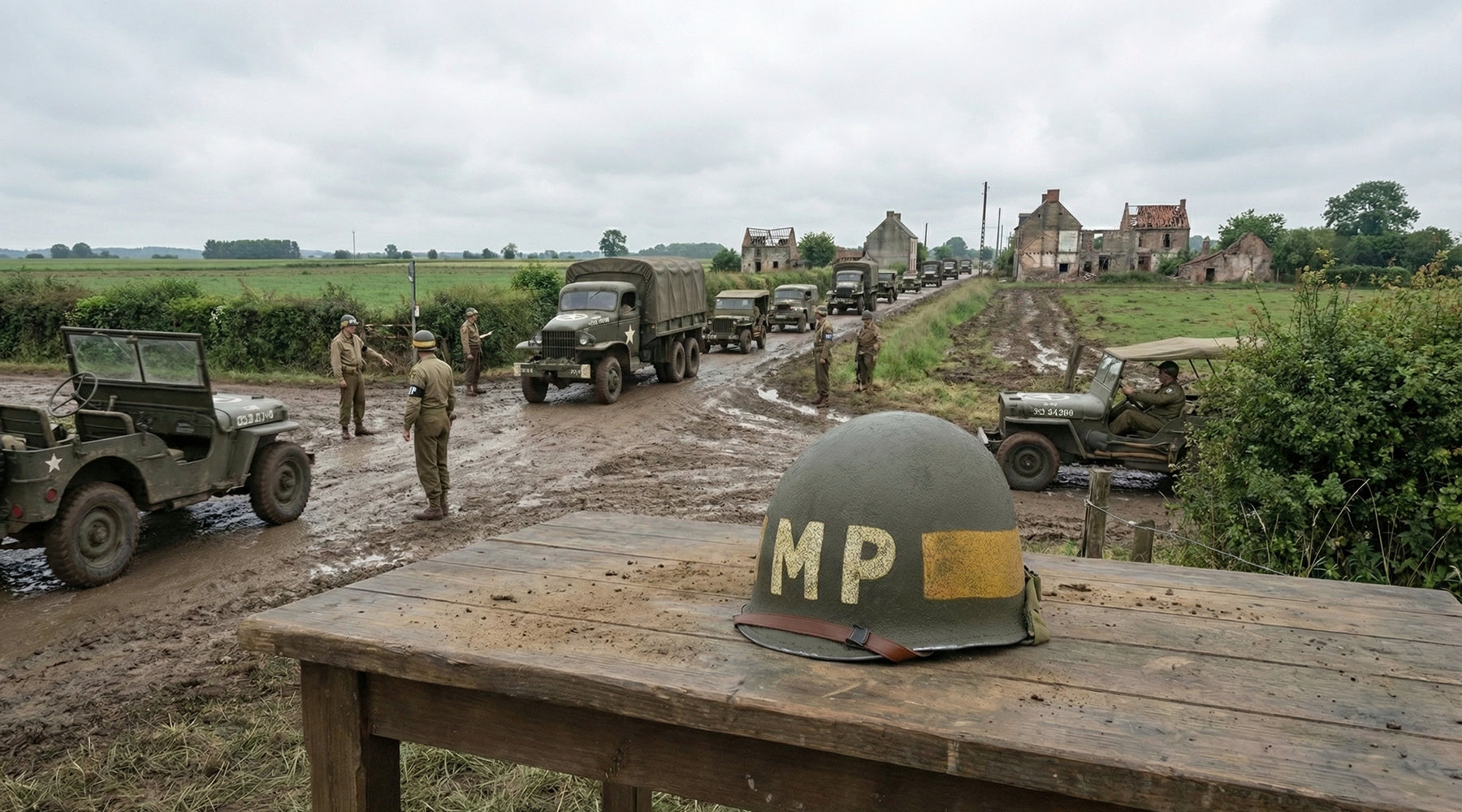 Bandeau Desktop MP Jaune Battle Battered Mon Casque M1