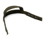 Mentonnière en tissu pour sous casque parachutiste M1 après guerre avec marquage US vue arrière