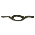 Mentonnière en tissu pour sous casque parachutiste M1 après guerre avec marquage US vue interieure