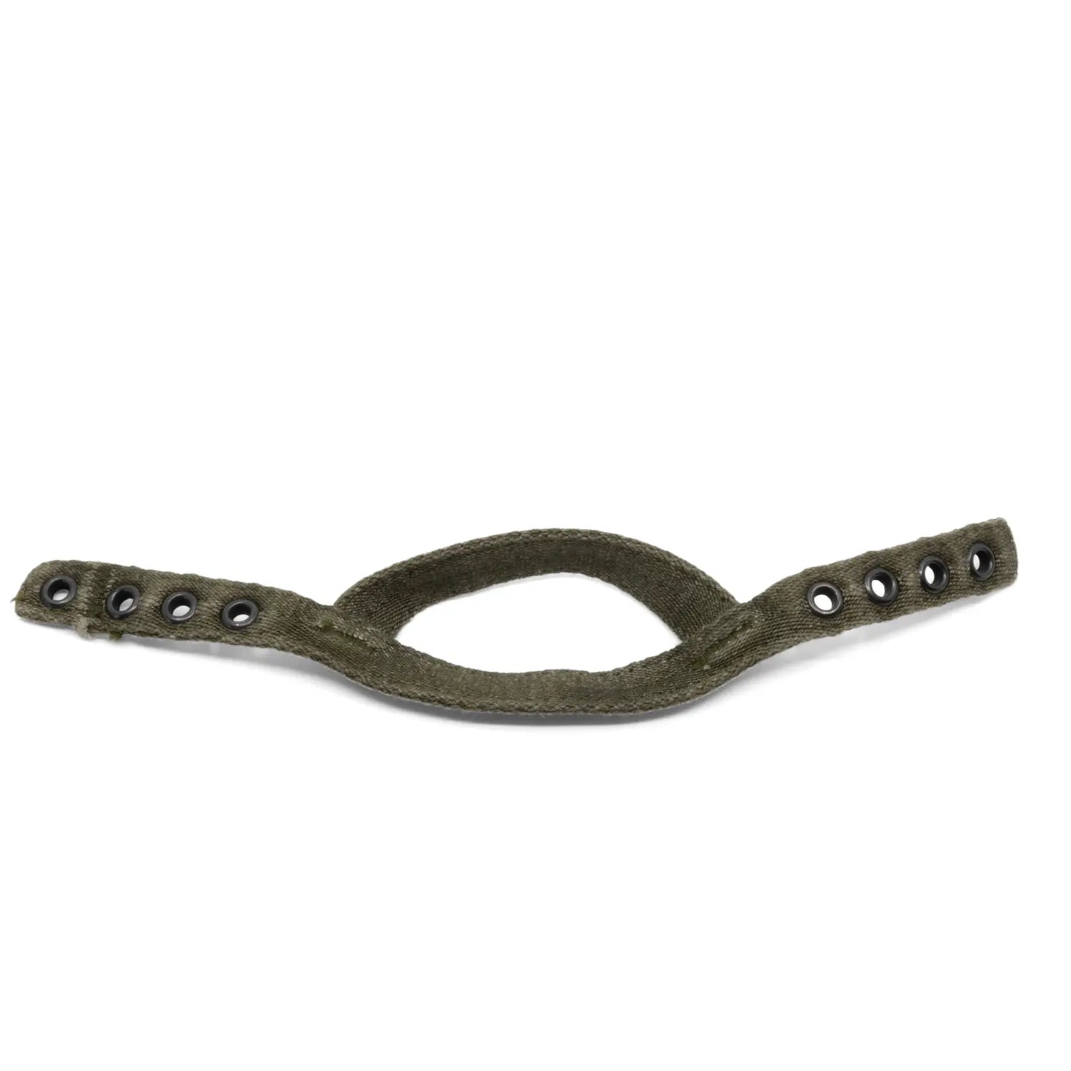 Mentonnière en tissu pour sous casque parachutiste M1 après guerre sans marquage US vue interieure