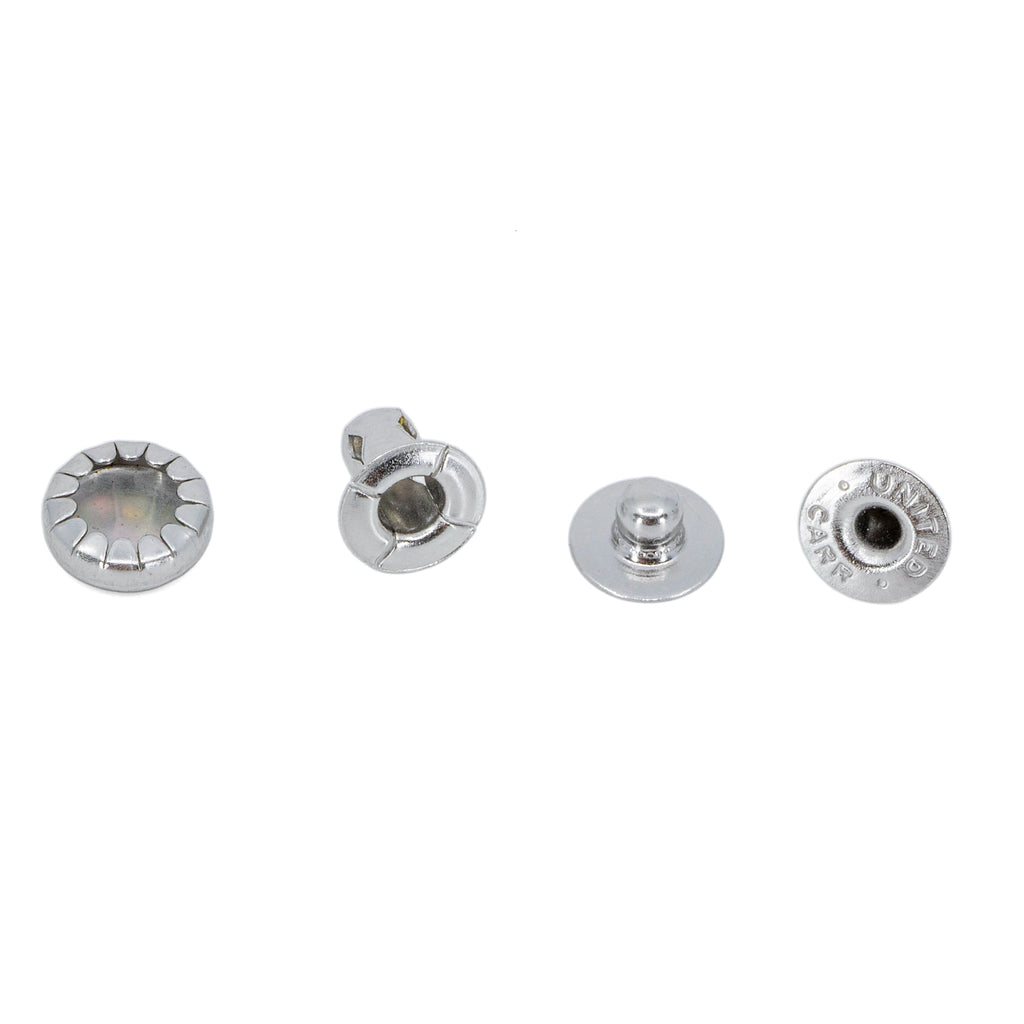 Bouton pression segma pour système de suspente interne de liner US M1 lot de 4 pièces pour un bouton pression complet.