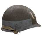 Coque de casque du 2nd Naval Beach Battalion vue côté droit