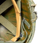 Casque complet Vietnam Battle Battered en édition limitée Point Man gros plan des pontets du casque