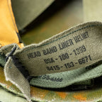 Casque complet Vietnam Battle Battered en édition limitée Point Man gros plan du marquage en reproduction du head band