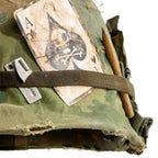 Casque complet Vietnam Battle Battered en édition limitée Point Man gros plan de la death card