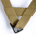 A Yokes type Inland couleur OD#3 pour sous casque parachutiste WW2 vue arrière