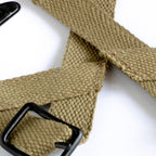 A Yokes type Inland couleur OD#3 pour sous casque parachutiste WW2 gros plan 2