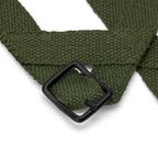 A Yokes pour sous casque parachutiste Type II guerre de Corée guerre du Vietnam gros plan de la boucle