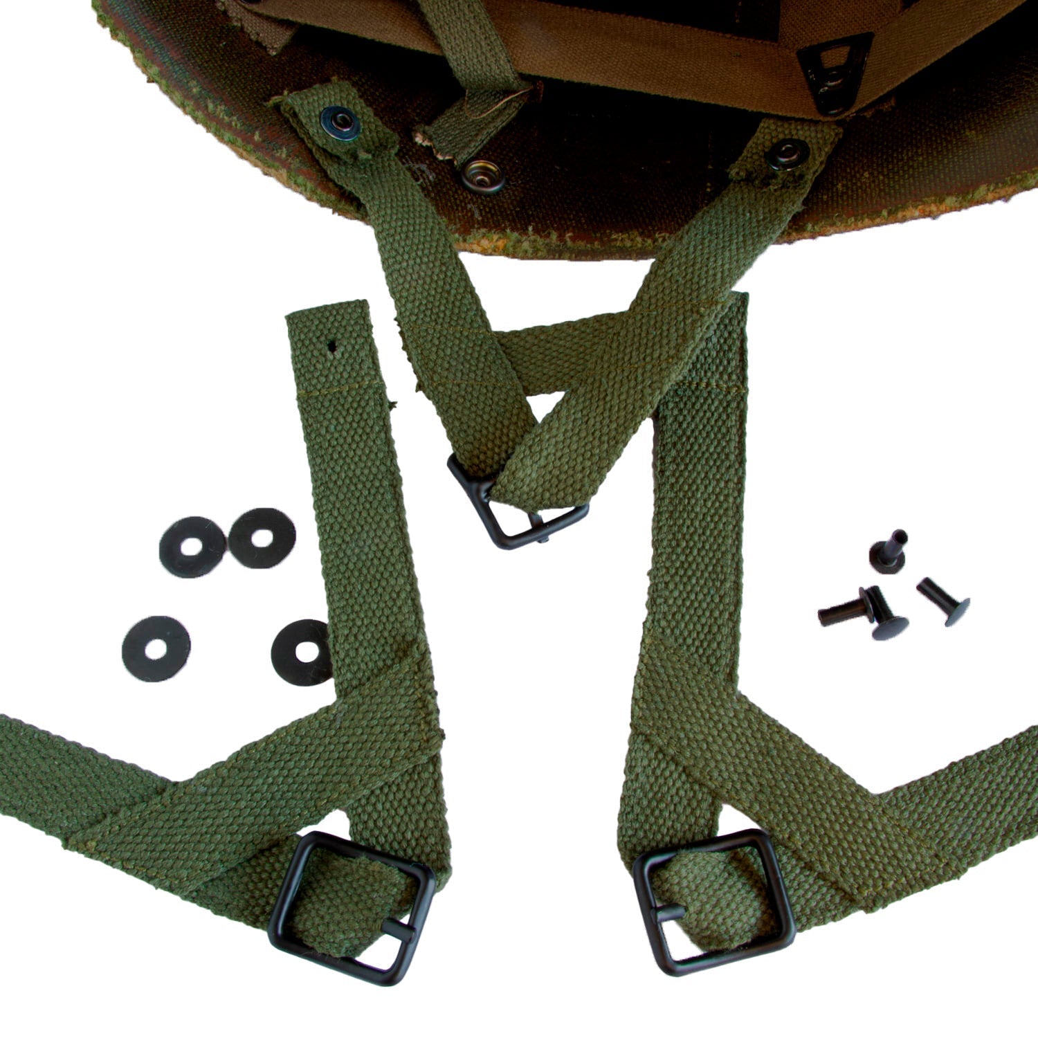 A Yokes pour sous casque parachutiste Type II guerre de Corée guerre du Vietnam 2