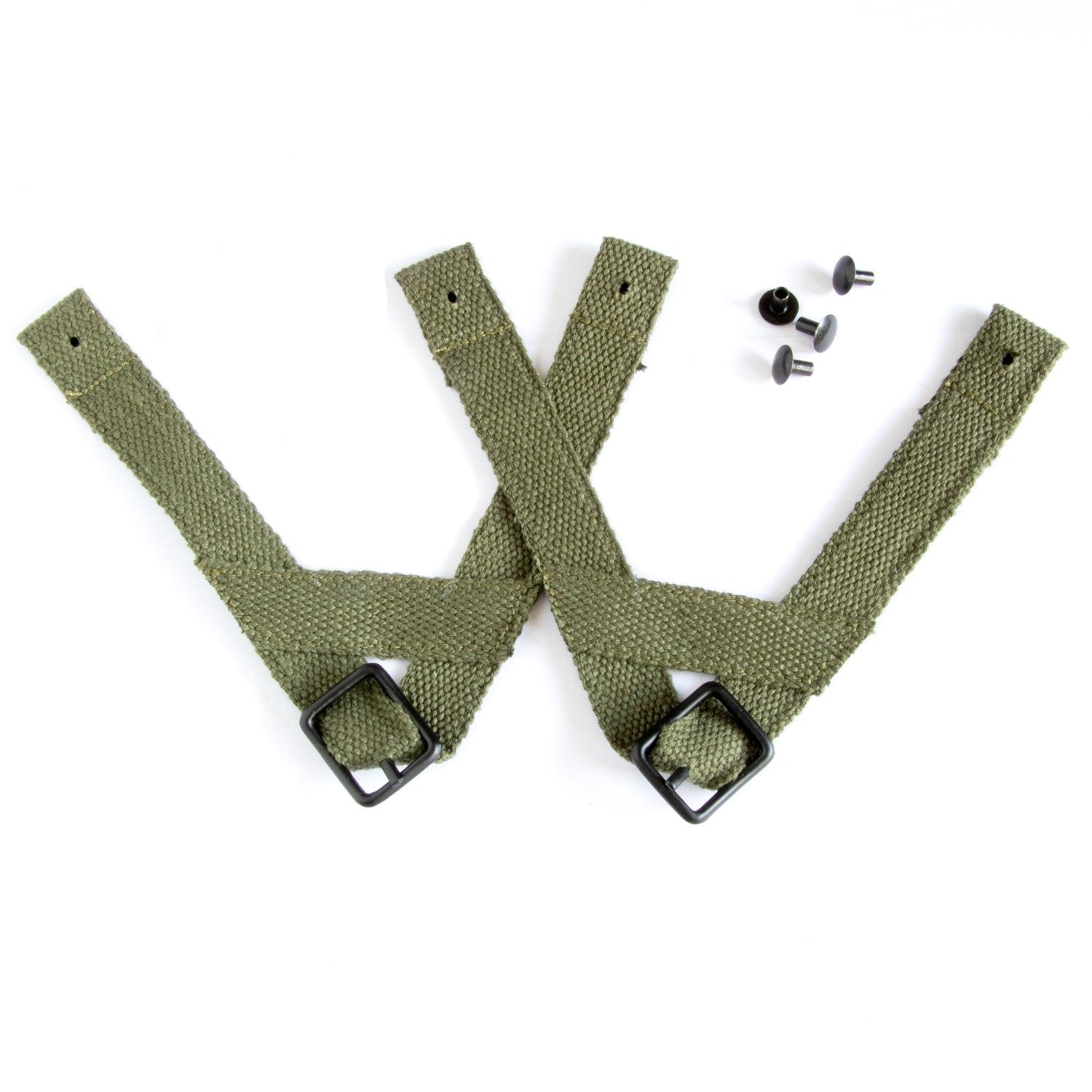 A Yokes Westinghouse OD#7 avec ses rivet pour sous casque parachutiste WW2