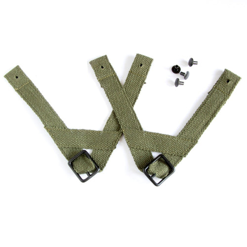 A Yokes Westinghouse OD#7 avec ses rivet pour sous casque parachutiste WW2