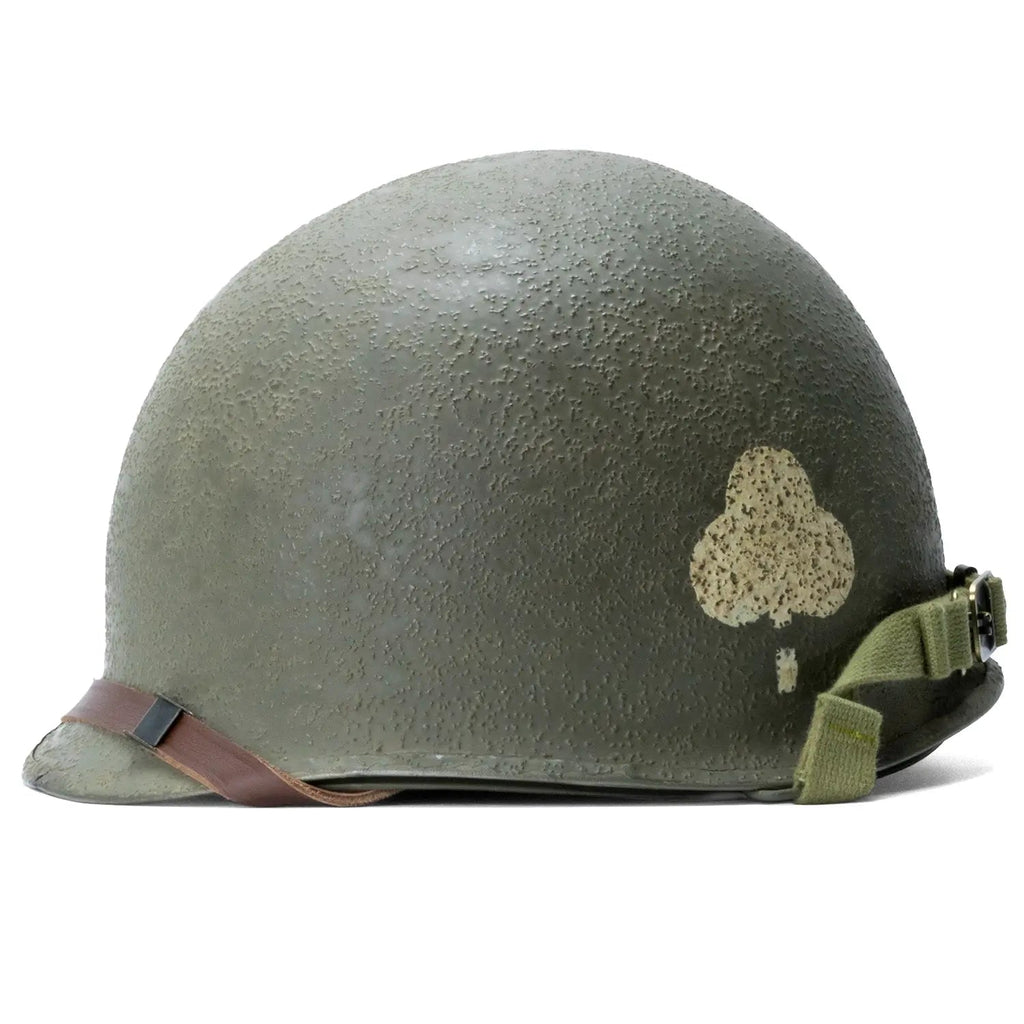 "Battle Battered" 327th GIR 2nd Bn NCO Casque Complet 1 - Mon Casque M1