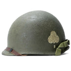 "Battle Battered" 327th GIR 2nd Bn NCO Casque Complet 1 - Mon Casque M1