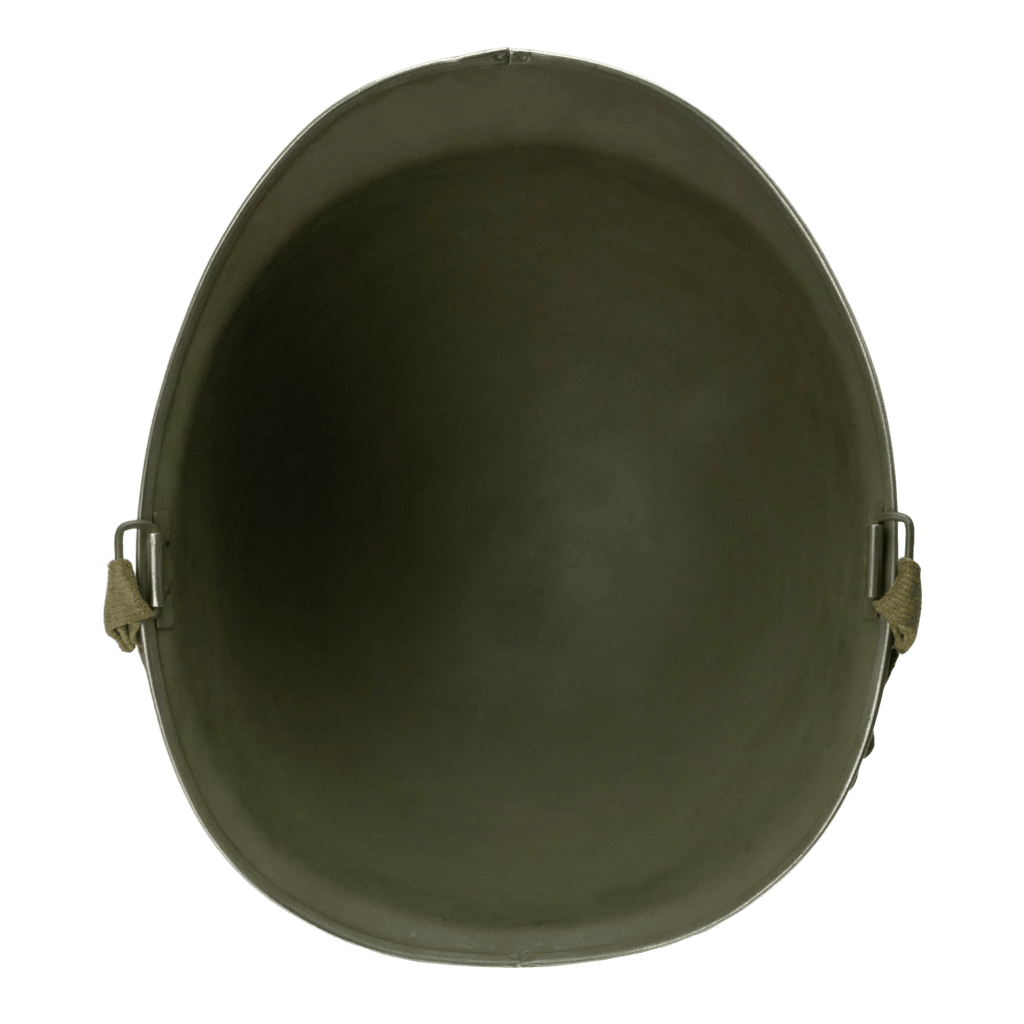 Coque de casque USM1 Battle Battered 3rd Armored Division, 2nd Lt vue interérieure de la coque