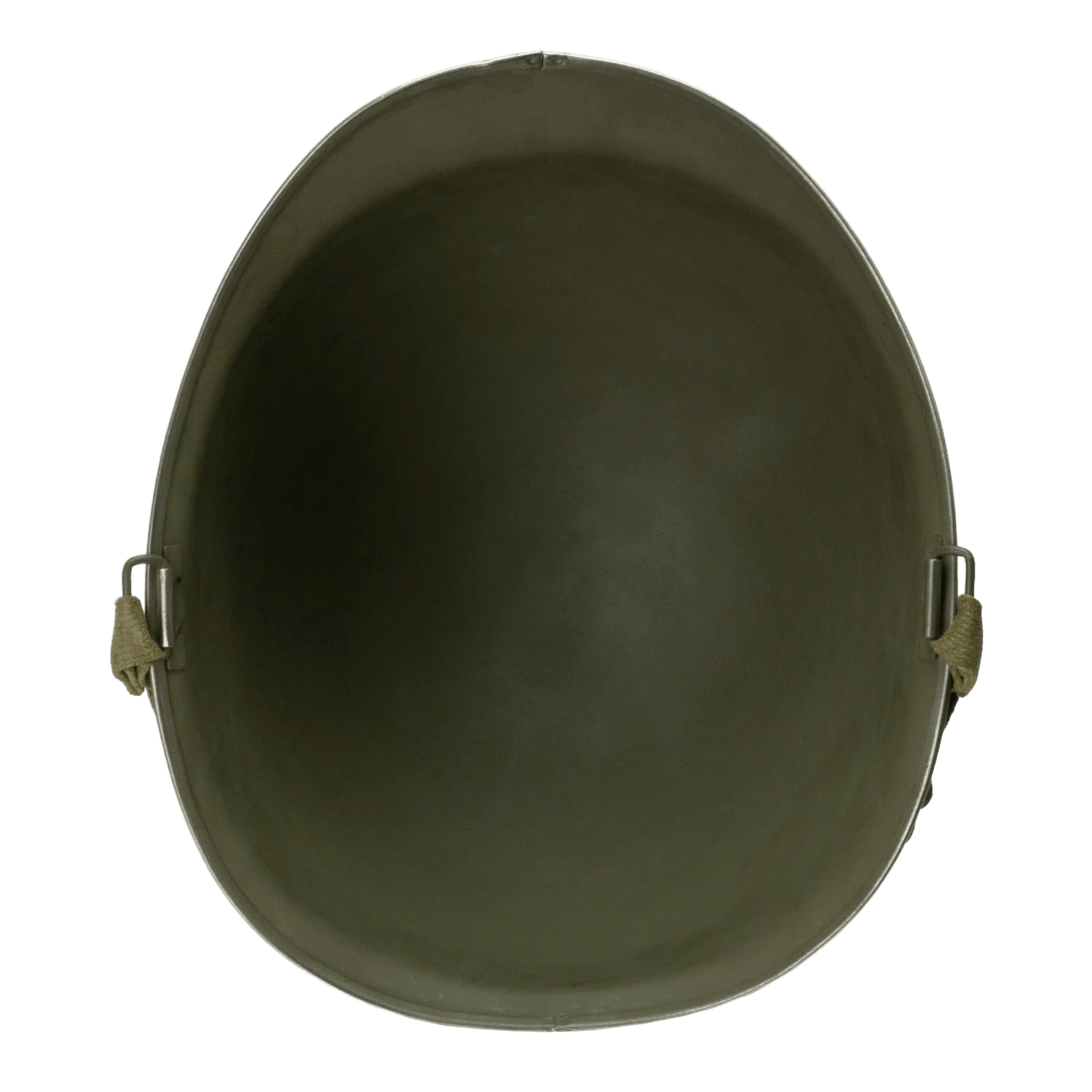 Coque de casque USM1 Battle Battered 3rd Armored Division, 2nd Lt vue interérieure de la coque