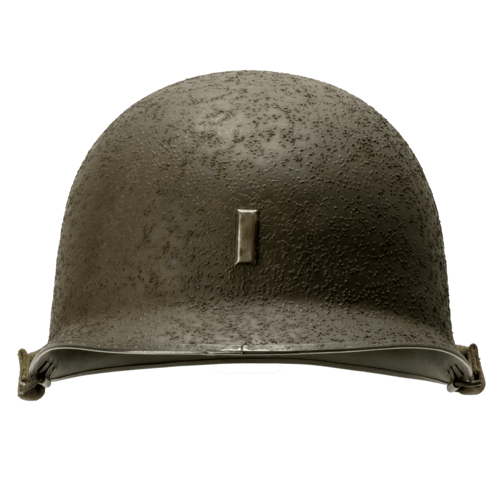 Coque de casque Battle Battered 3rd Armored Division, 2nd Lt vue de face