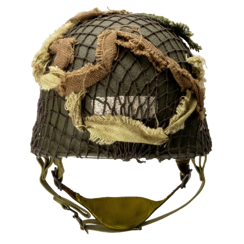 "Battle Battered" 506th PIR Cpl Don Rinehart "Battle Battered" 506th PIR Cpl Don Rinehart - Mon Casque M1