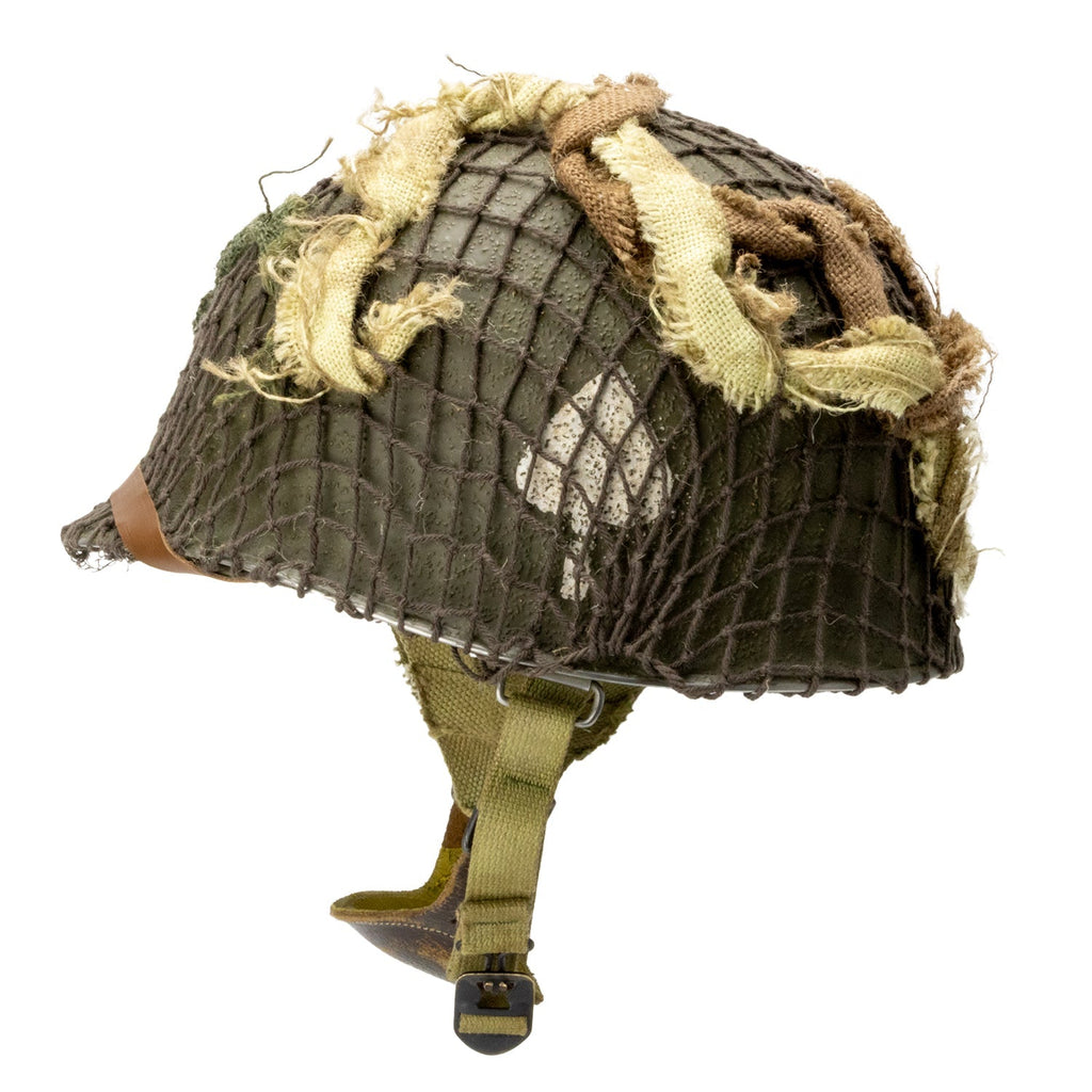 "Battle Battered" 506th PIR Cpl Don Rinehart "Battle Battered" 506th PIR Cpl Don Rinehart - Mon Casque M1