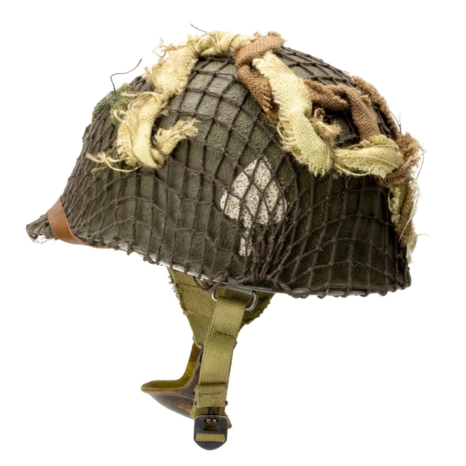 "Battle Battered" 506th PIR Cpl Don Rinehart "Battle Battered" 506th PIR Cpl Don Rinehart - Mon Casque M1