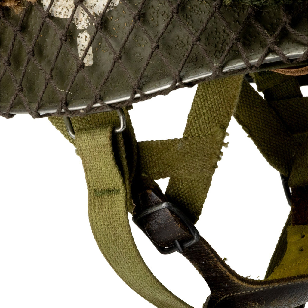 "Battle Battered" 506th PIR Cpl Don Rinehart "Battle Battered" 506th PIR Cpl Don Rinehart - Mon Casque M1