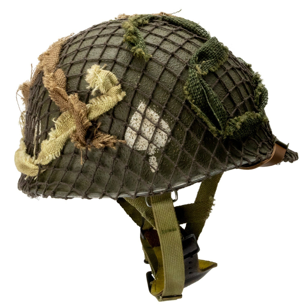 "Battle Battered" 506th PIR Cpl Don Rinehart "Battle Battered" 506th PIR Cpl Don Rinehart - Mon Casque M1