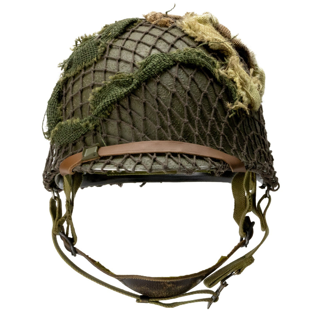 "Battle Battered" 506th PIR Cpl Don Rinehart "Battle Battered" 506th PIR Cpl Don Rinehart - Mon Casque M1