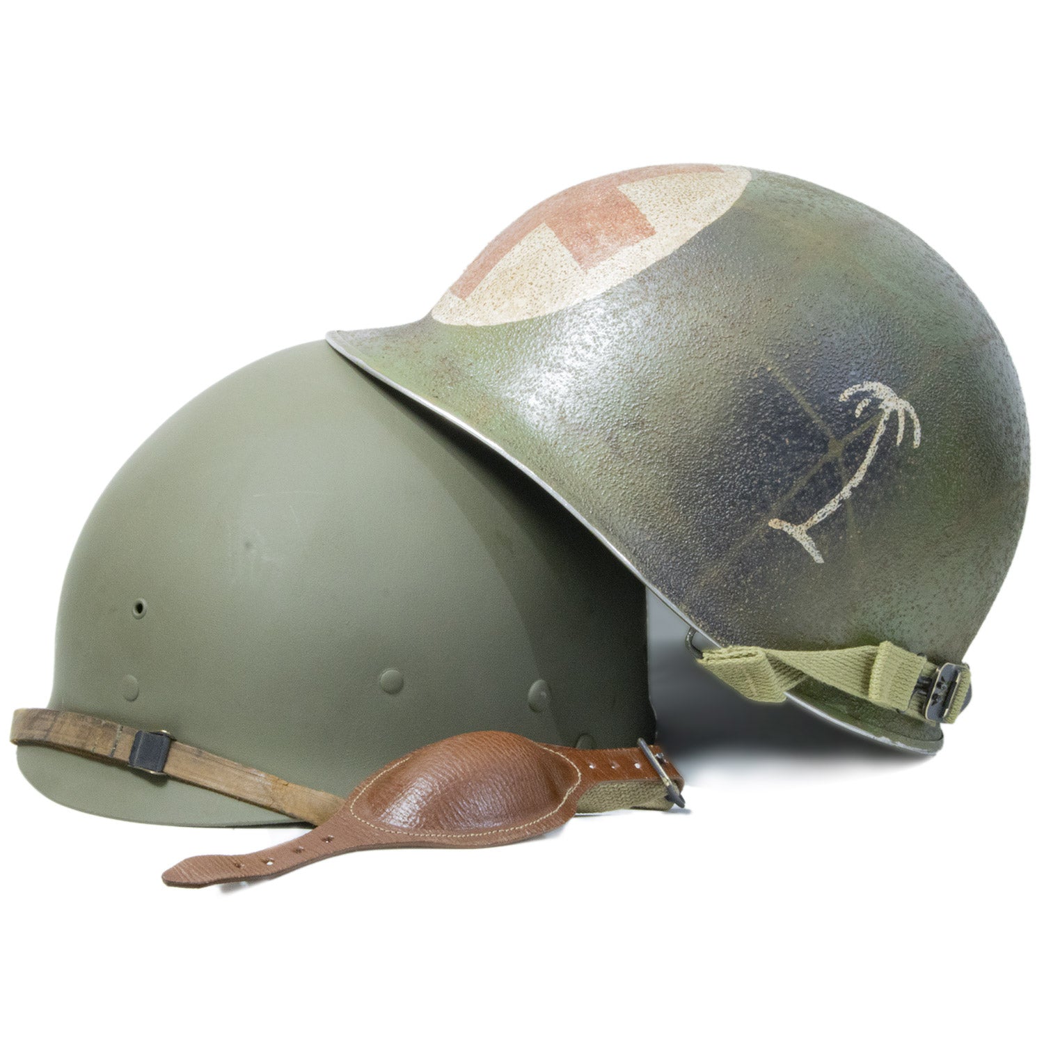 Battle Battered 551th PIR pates fixes et liner fibre vue d'ensemble