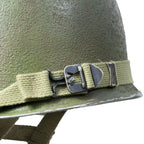 Battle Battered 551th PIR pates fixes et liner fibre vue de la jugulaire