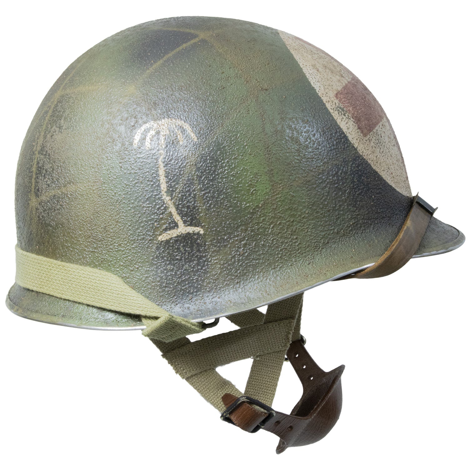 Battle Battered 551th PIR pates fixes et liner fibre vue latérale 2