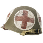 Casque Complet Infanterie US M1 69th Infantry Division Captain Medic vue latérale 1