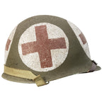 Casque Complet Infanterie US M1 69th Infantry Division Captain Medic vue latérale 2