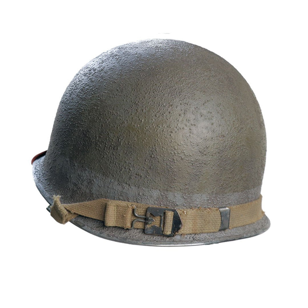 Casque Complet US M1 du 7th Naval Beach Battalion vue arrière -1