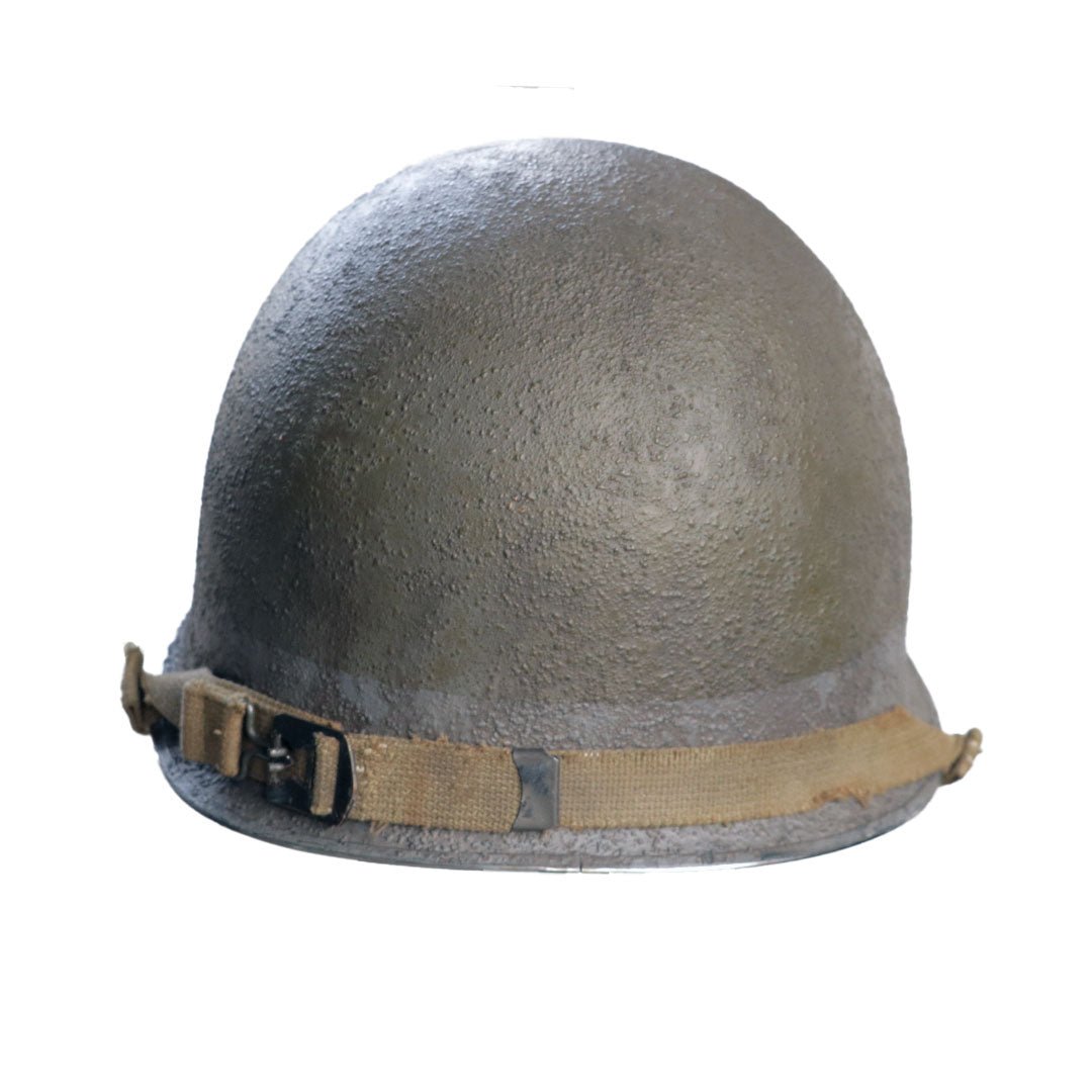 Casque Complet US M1 du 7th Naval Beach Battalion vue arrière - 2