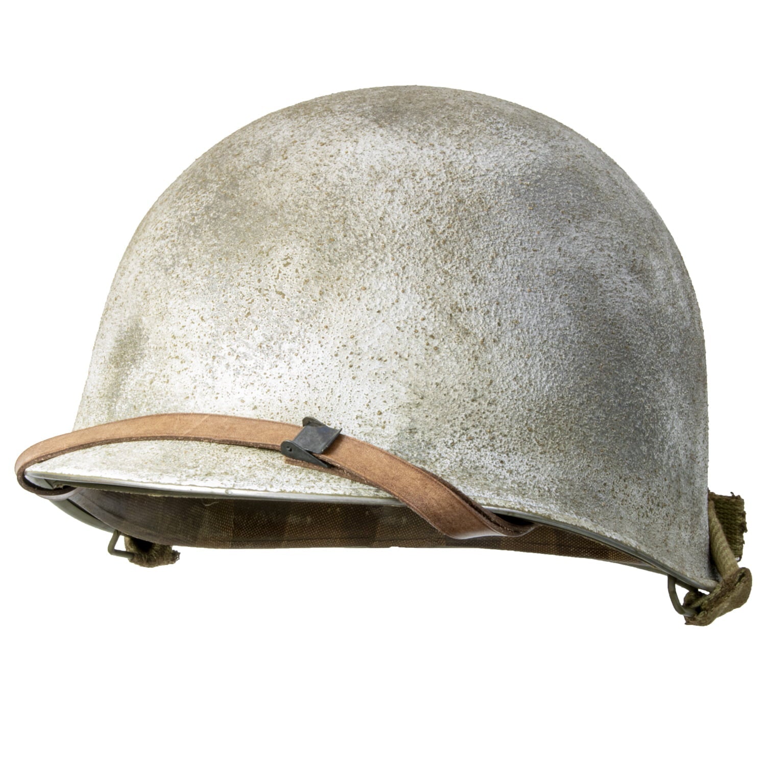 Casque Complet US M1 Battle Battered Winter Camouflage vue 3/4