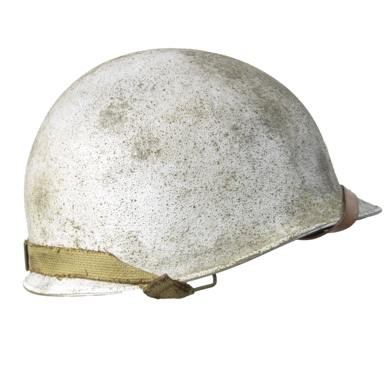 Casque Complet US M1 Battle Battered Winter Camouflage vue latérale droit