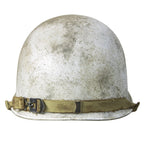 Casque Complet US M1 Battle Battered Winter Camouflage vue arrière