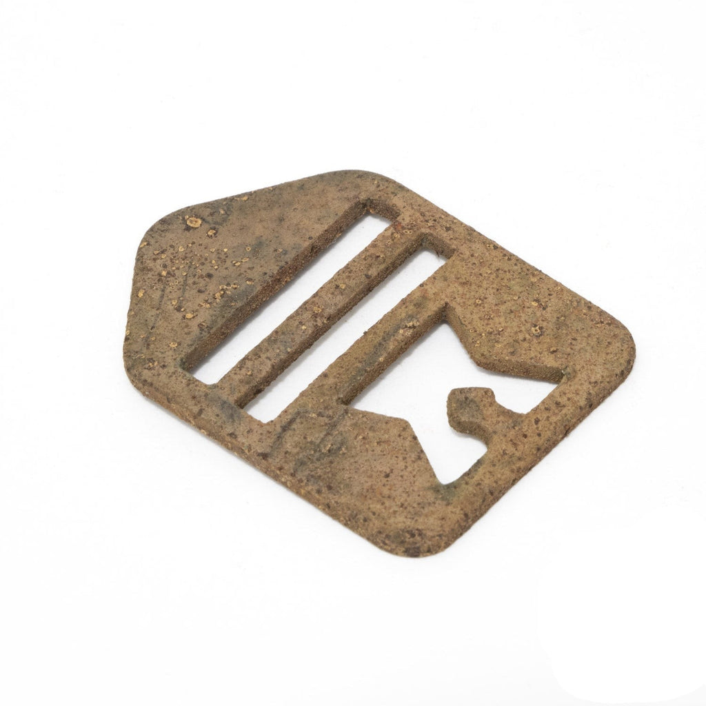 Boucle Jugulaire casque US M1 rouillée verso