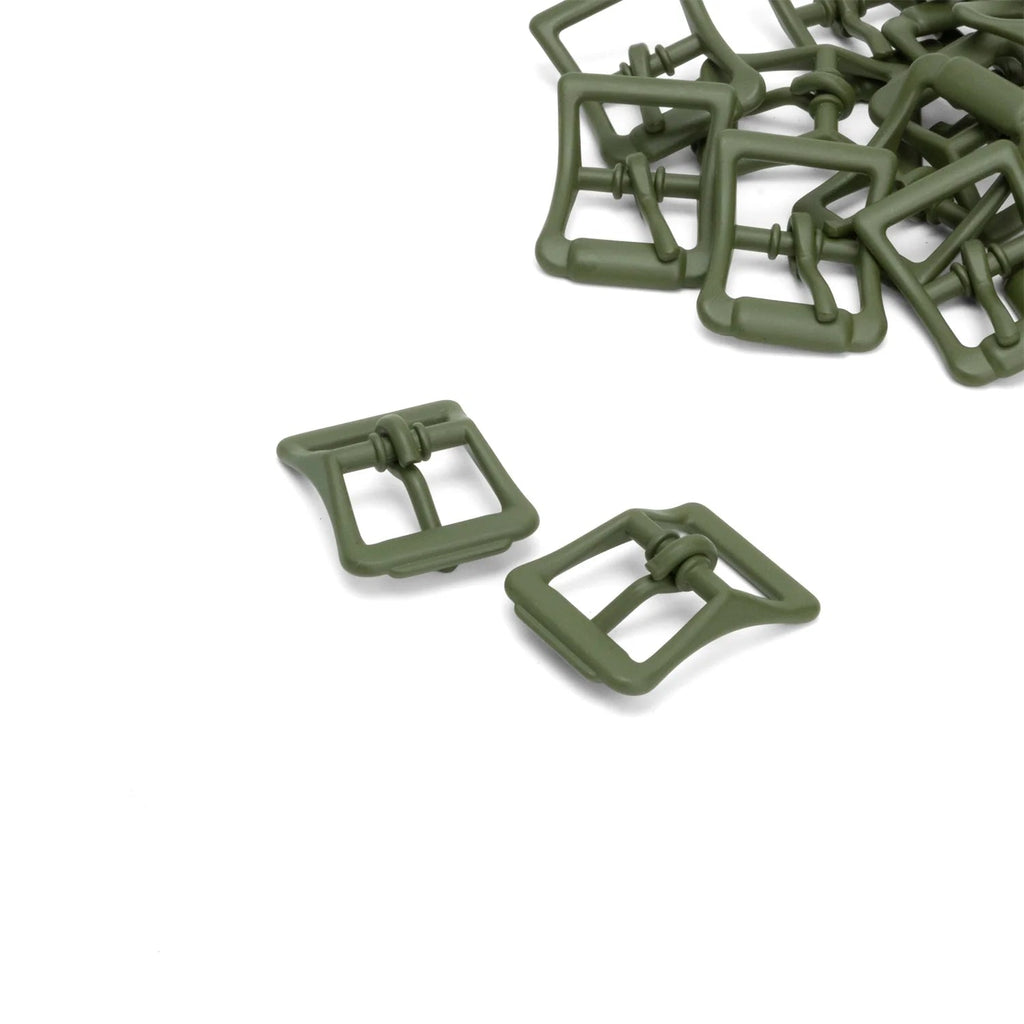 Boucle pour "A" Yokes type Westinghouse à faux rouleau peintes en vert olive drab vue en paire de dos