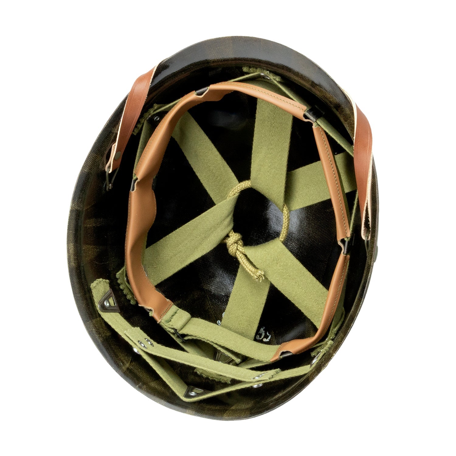 Vue globale du sous-casque en fibre de casque complet McCord