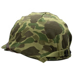 Casque Complet US M1 Pacifique avec couvre casque réversible vue de côté gauche.