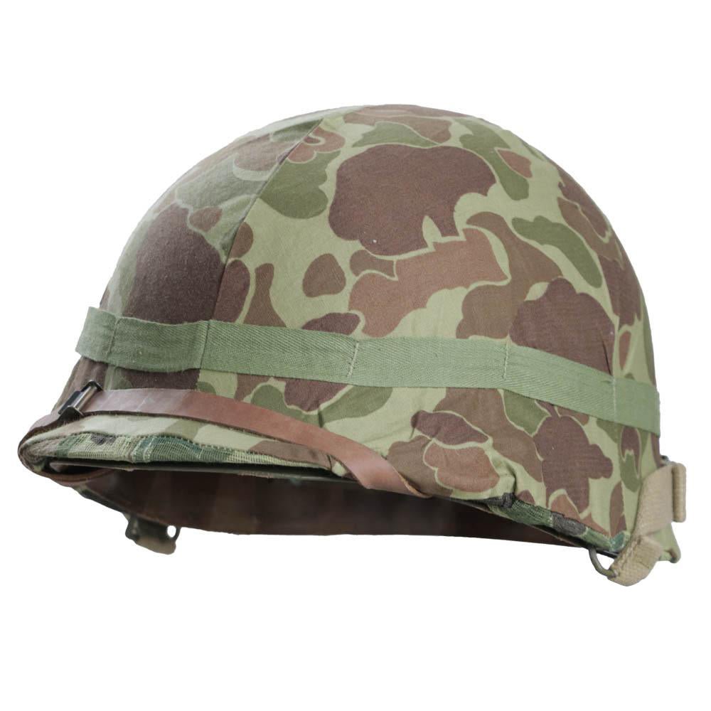 Casque Complet US M1 Pacifique avec couvre casque réversible original