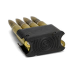 Vue arrière du clip de M1 Garand complet avec marquage de fabricant.