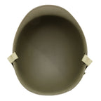 Coque de casque type US M1 en reproduction à pattes fixes vue intérieure