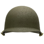 Coque seule de casque US M1 pattes mobiles verison infanterie vue de face.