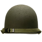 Coque seule de casque US M1 pattes mobiles verison infanterie vue arrière.