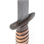 Couteau de combat USM3 US WW2 porté par les soldats US durant la Seconde Guerre Mondiale vue de la garde