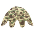 Couvre-casque USMC Type 1 des marines US reversible en toile HBT vue du côté forêt