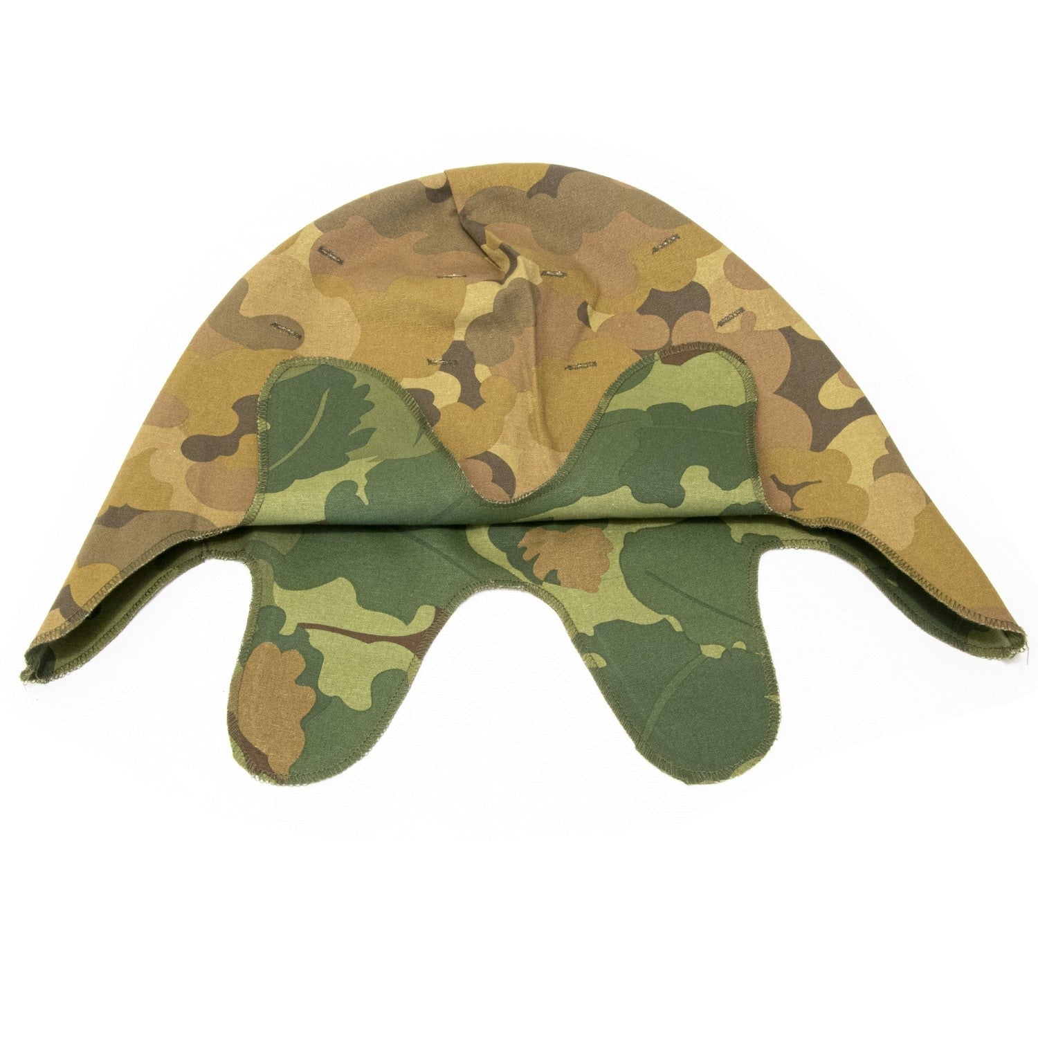 Reproduction couvre casque US Vietnam réversible Michell avec rabats relevés